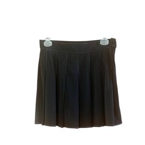 Smak Parlour Black‎ Pleated Mini Skirt